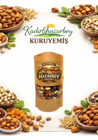 Kadirlihazarbey Atom Çiğ Karışık Kuruyemiş 100 G