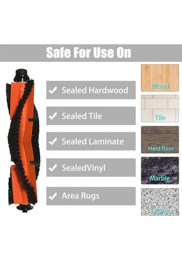 Xiaaokeji Abır X5 X6 X8 Temizleyici İçin Merkezi Fırça Ana Silindir Fırçası Yıkanabilir