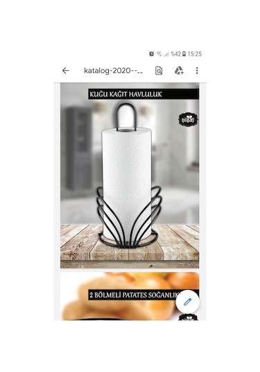 Nilşah Kuğu Metal Kağıt Havluluk Siyah