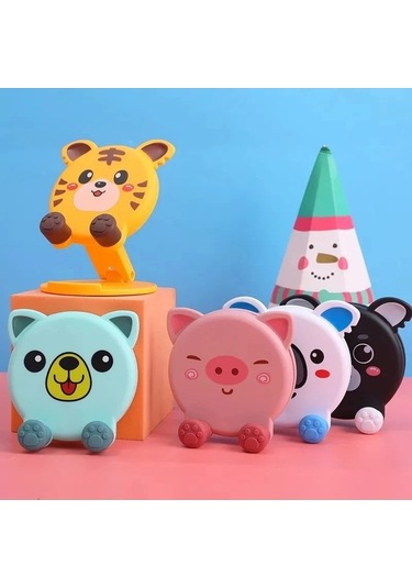 Tongxida İyi Yaratıcı Taşınabilir Cep Telefonu Standı, Pembe Renkli, Ayarlanabilir Açısı Ve Yüksekliği -