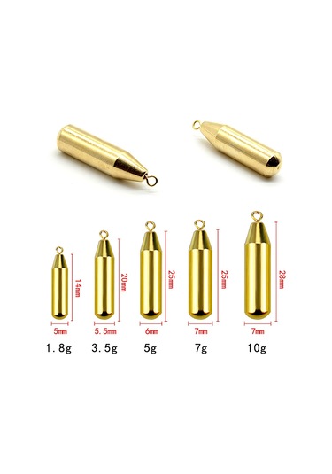 MSO Olta Balıkçılık LRF Misina Askı Tip CNC Pirinç Metal Ağırlık