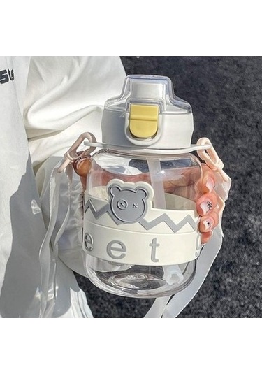 60 Ml Taşınabilir Hasır Plastik Su Şişesi F0cd9n Diğer