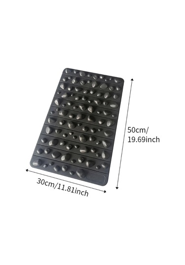 Suntek Ev Rahatlatıcı Için Ayak Masaj Mat Taşınabilir Esnek Siyah