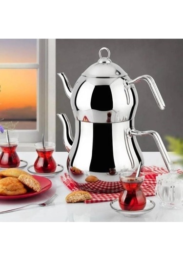 Remetta İlda Mini Boy Silver Çaydanlık Gri