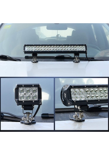 Kaput Üstü Led Montaj Ayağı Off Road Led Montaj Aparatı 2 Adet