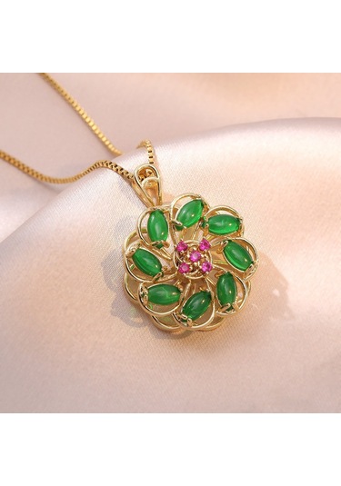 Bayan Kolye: Moda Estetiği Titanyum Çelik Kolye No.51 Çok REnkli