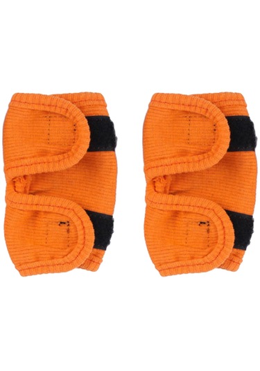 Homyl 2x Pet Diz Pedleri Bacak Desteği Brace Koruyucu Turuncu-l