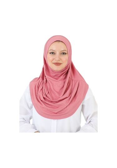 Hazır Giyim Türban Yumuşak Başörtü Şal - Gül Kurusu Gül Kurusu