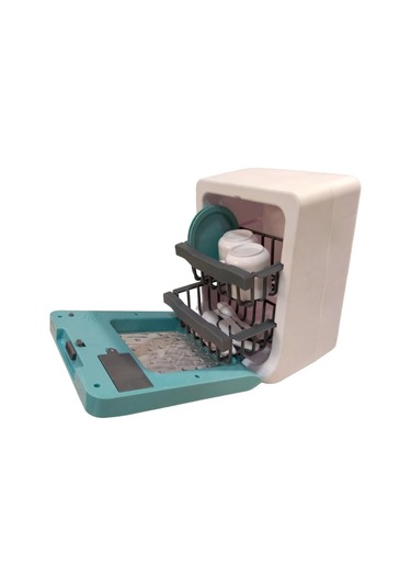 Pilli Işıklı Sesli Aparatlı Eğitici Evcilik Oyuncak Bulaşık Makinesi