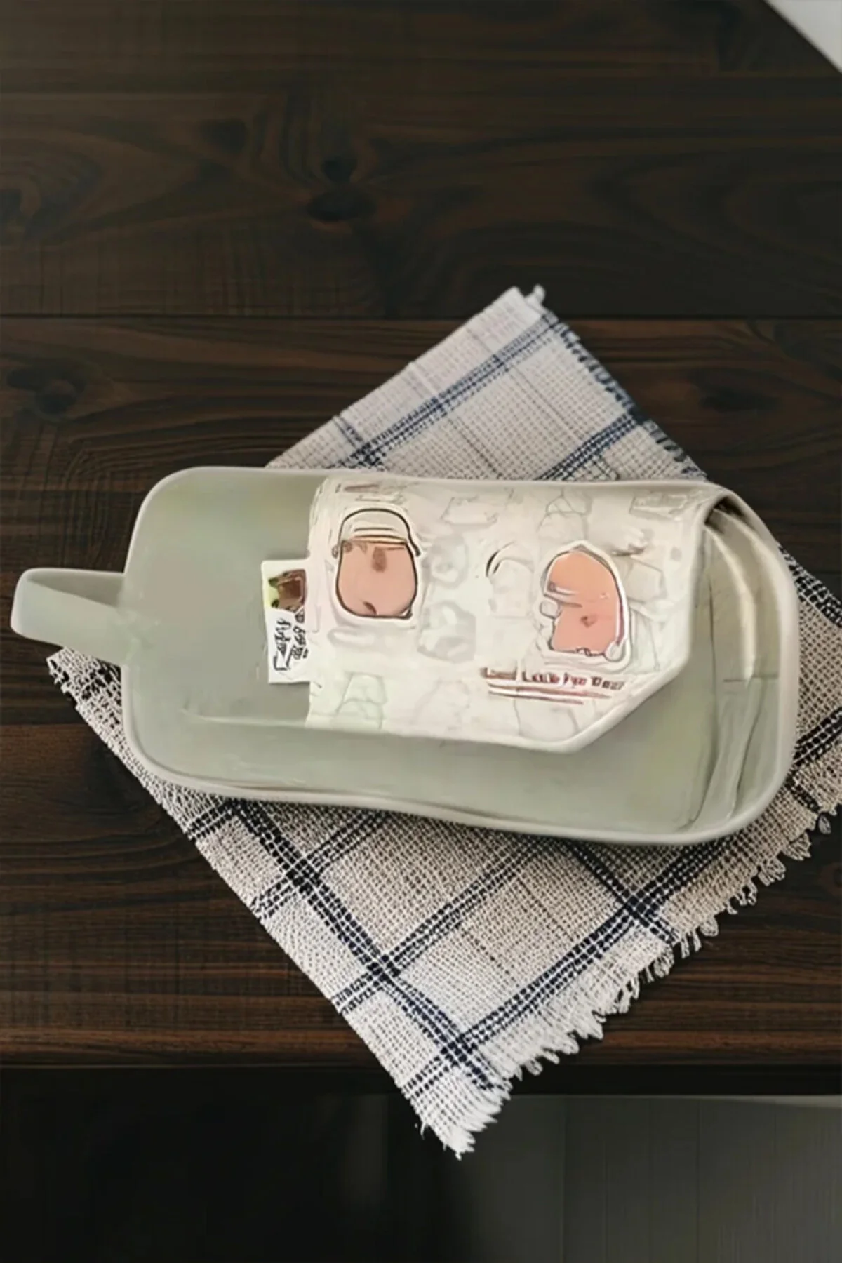 Sade Ve Şık Capybara Kalem Kutusu Çimen Yeşili