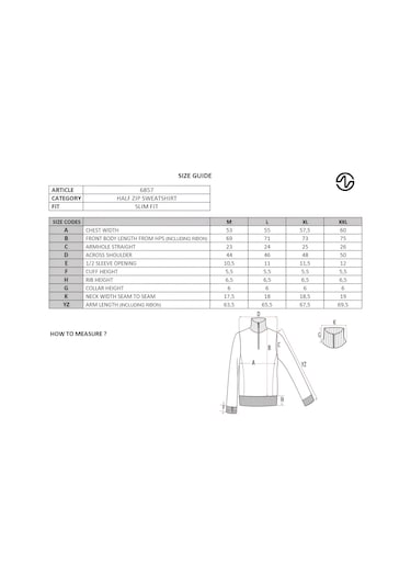 Arma Erkek Slim Fit Dik Yaka Yarım Fermuar Pamuklu Sweatshirt Sol Kol Fermuar Cepli K30404685702 Gri Arma Erkek Slim Fit Dik Yaka Yarım Fermuar Pamuklu Sweatshirt Sol Kol Fermuar Cepli K30404685702 Gri