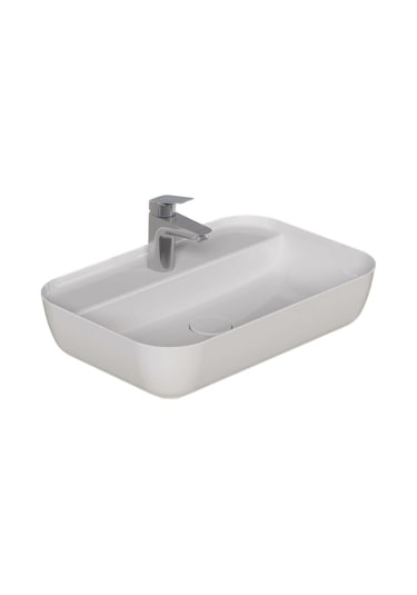 Dura Nexus Lavabo Set Tezgah Üstü Delikli 40 x 60 CM Ince Yanak