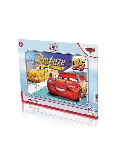 Cars 24 Parça Frame Puzzle.