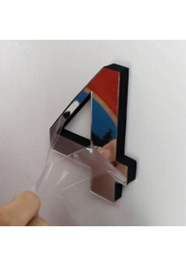 Ruicoo 3d Aynalı Duvar Saati - Sessiz Ve Dekoratif Ev Aksesuarı Diğer