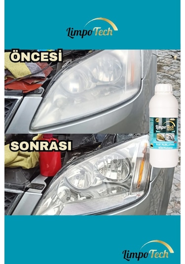Buharlı Far Temizleme Sıvısı, Far Kimyasalı, Far Parlatıcı, Kloroform, Araba Farı Parlatıcı 1kg
