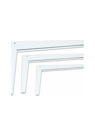 Katlanır L Masa Konsolu Beyaz 2 Adet 1 Takım 30 Cm Raf Demi