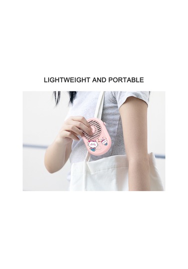 Xiyyadms Boyun Bağlı Mini Fan M01 Beyaz - 1500mah Pil, 8 Saat Süre, Usb Şarj, Hafif Abs Malzeme Siyah