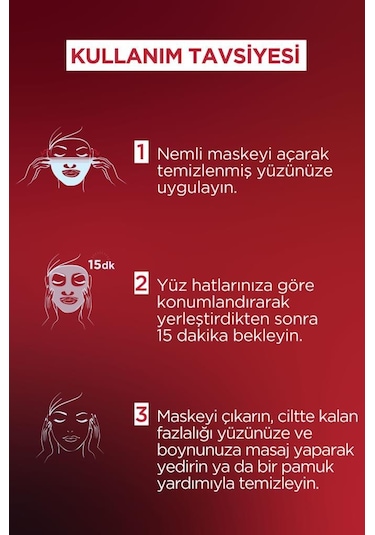 Loreal Paris Revitalift Lazer X3 Yaşlanma Karşıtı Maske