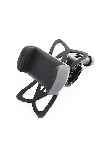 Powertec Piaggio Uyumlu Ayna Bağlantılı Telefon Tutucu Black