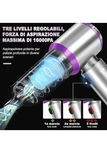 Newway 16000 PA 4'ü 1 Arada Kablosuz Elektrikli Süpürge
