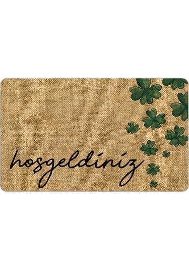 Evaşk Kapı Önü Paspası Vinil Kaymaz Tabanlı 45 X 70 Evaşkdm10094