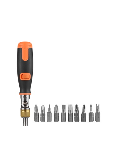 10'u 1 Arada Çok Uçlu Cırcır İki Yönlü Cırcır Tornavida