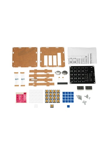 Aubyhe Kendin Yap Mcu Hesap Makinesi Seti - Led Ekranlı, Otomatik Kapanmalı, Cr2032 Pil Dahil Diğer