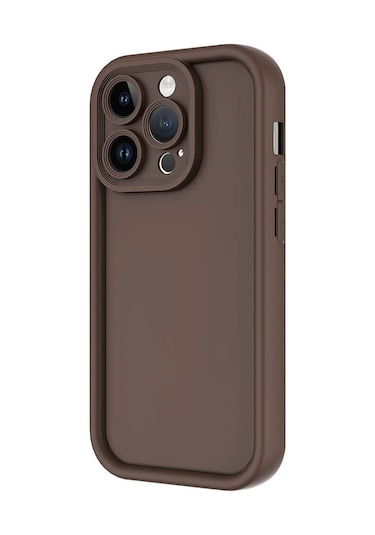 İphone Uyumlu 14 Pro Max Kılıf Kamera Korumalı Klfs Ananas Kapak - Pembe Koyu Pembe Koyu