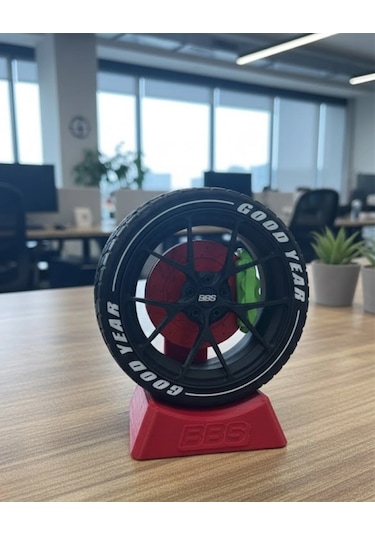 Otomobil Jant Görünümlü Ofis Masa Dekoru Hediye Seçeneği