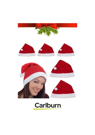 Özel Üretim Yıkanabilir Ucu Ponponlu Çocuk Yetişkin Yılbaşı Noel Baba %100 Polar Şapka 10 Adet