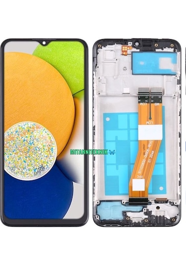 Samsung Galaxy A03 SM-A035F Lcd Ekran Dokunmatik Çıtalı