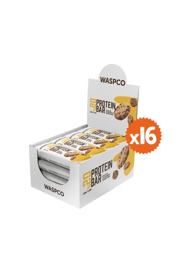 Waspco Protein Bar Kurabiye Aromalı 40g X 16 Adet