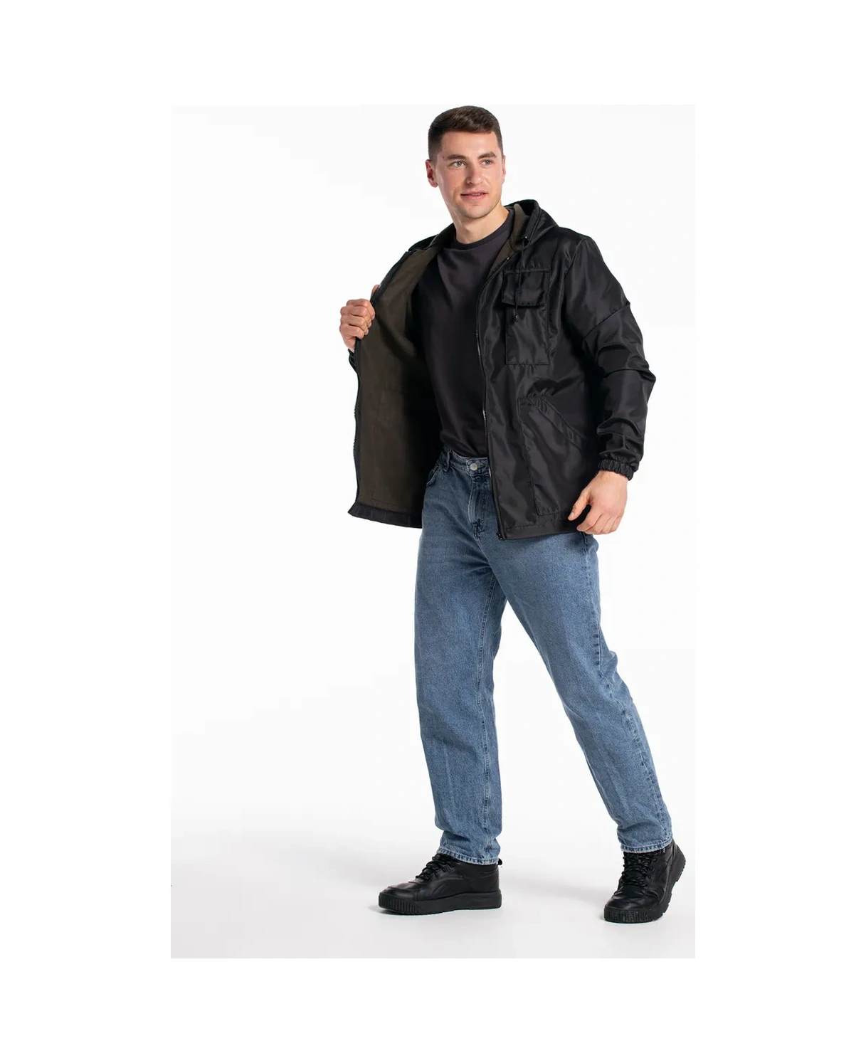 Otlicnyj Isıtmalı Taktik İş Yeleği Ceket Windbreaker 317257879 Siyah