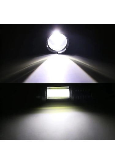 Wuben Wb-017 Zoomlu Şarjlı Cob Led Güçlü El Feneri