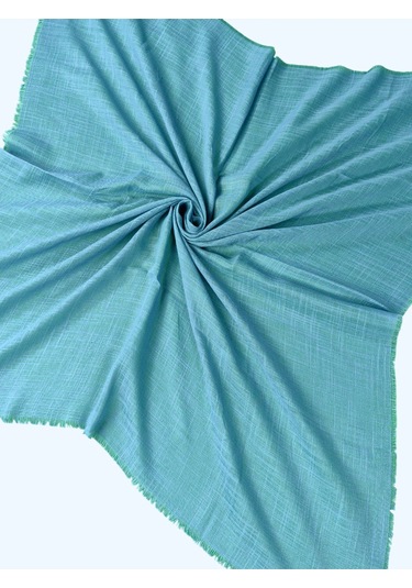 Enba Flamlı Yazma %100 Pamuk Nefes Alan Doğal Kumaş İndigo