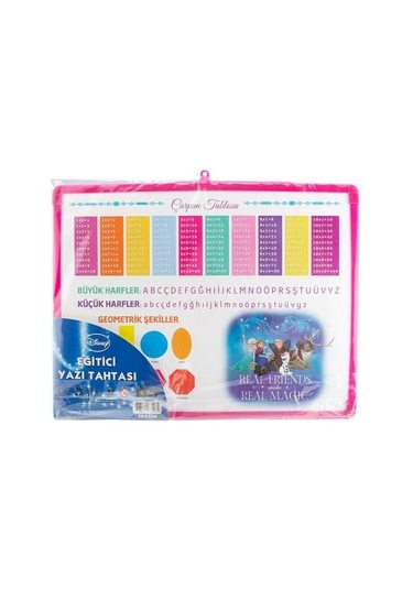 Frozen Baskılı Eğitici Yazı Tahtası - Eğitici Geliştirici Yazı Pa