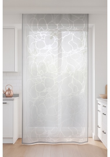 Makeba Tül Perde Gri 140x250 Gri