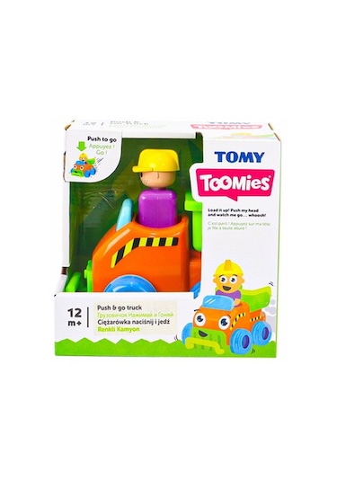 Toomies Renkli Araçlar Turuncu Kamyon Çok Renkli