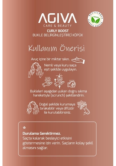 Curly Boost Bukle Belirginleştirici Köpük-150ml