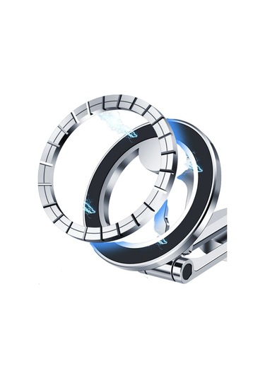 Jmary Mh-80 Oynar Başlıklı Düz Zemin Araç Telefon Tutucu Gümüş