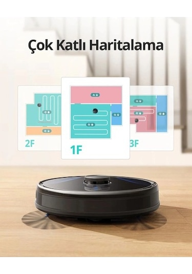 Anker Eufy Lr30 Hybrid Plus Çöp İstasyonlu Akıllı Robot Süpürge (Teşhir &Outlet)