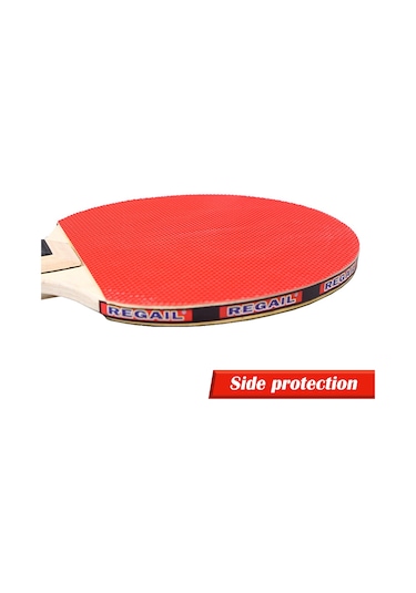 Ranyeek Aile İçin 2 Raket 3 Top Tenis Topu Seti - Siyah Sap Uzun Raket, Yüksek Esneklik Spons, Kaliteli Kauçuk, Eğlence Ve Egzersiz İçin