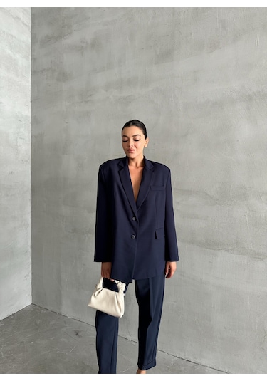 Lacivert Washington Blazer Ceket Lacivert