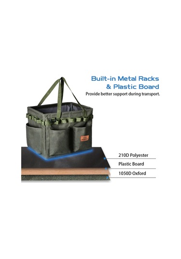 Sundick-katlanabilir Kamp Çantası Taşınabilir Seyahat Saklama,yeşil Kamuflaj Diğer
