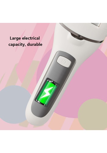 La-m269 Elektrikli Ayak Öğütücü Ayak Nasır Sökücü Pedikür Aletleri Ayak Bakım Seti Mavi Beyaz