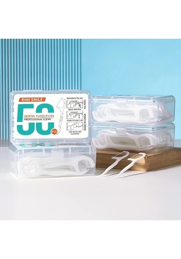 Willowhaven Rımı Smıle 150 Adet Diş İpi Mandallı - Kokusuz, Temizlik Ve Tazelik