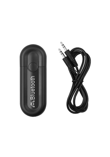 Hjx-001 Araba Usb Bluetooth 5 Adaptörü Ses Müzik Verici Alıcı 3.5mm Aux Tv Pc Kulaklıklar İçin