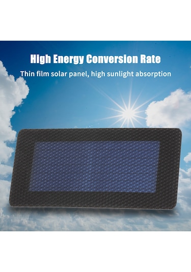 Moveevo Esnek 2v 0.3w Amorf Silikon Solar Paneli - Gündüz Şarjlı, Yüksek Verimli %19.5 , Dıy Projeler, Eğitim, Oyuncaklar İçin