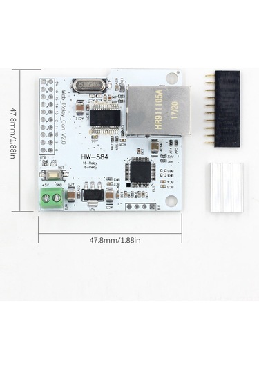 Geeroyoo 8 Kanallı Iot Ağ Röle Modülü - 5v Tcp/ıp Kontrol Anahtarı - Yüksek Performans