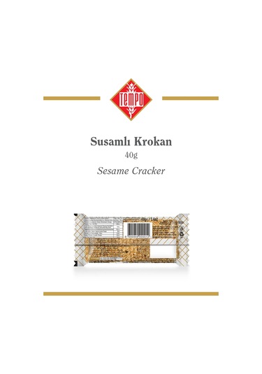 Susam Krokan 40 G X 12 Adet - Sesame Cracker